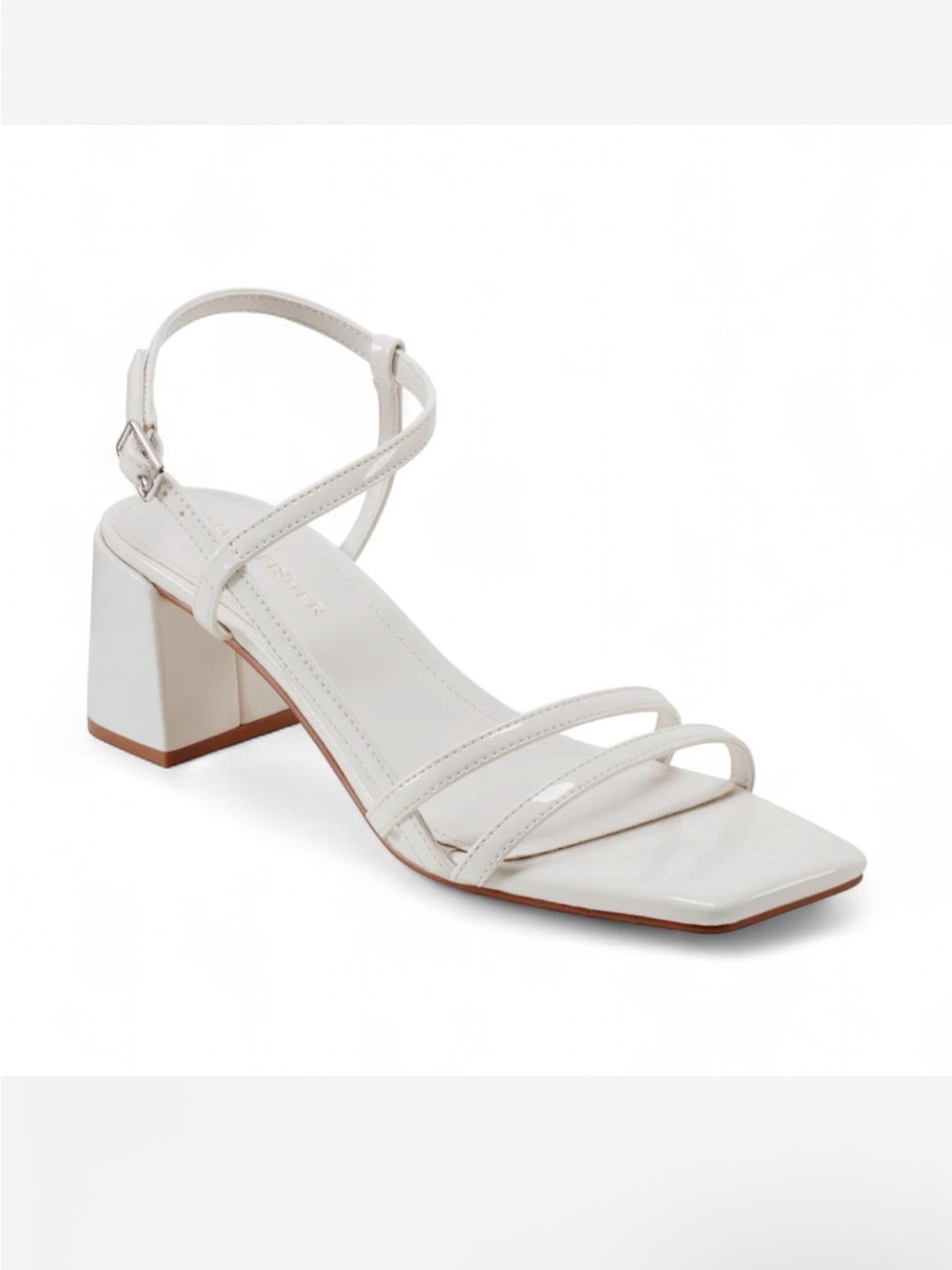Off White Marc Fisher Block Heels